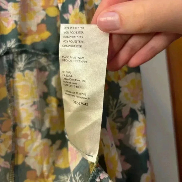 Free People Maybel Blouse In Happy Combo! - Picture 7 of 9